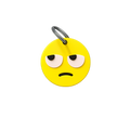 Eye Roll Emoji Keyring