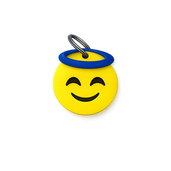 Halo Emoji Keyring