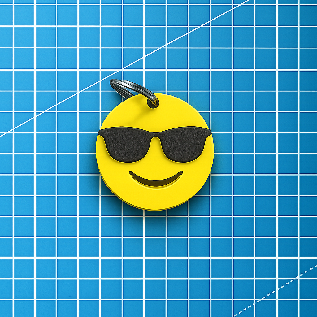 Cool Emoji Keyring
