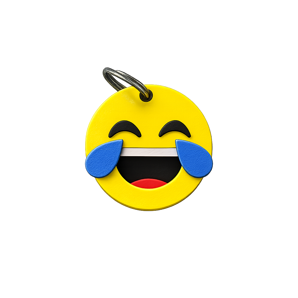 Tears of Joy Emoji Keyring