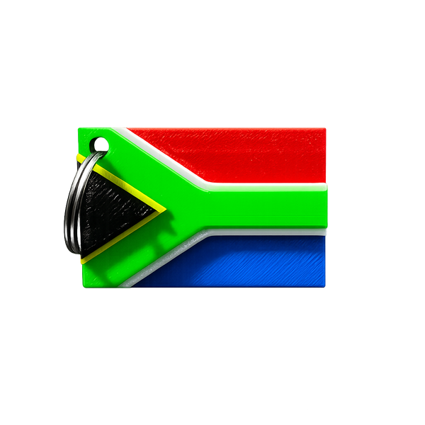 South African Flag Keychain