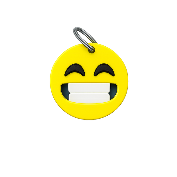 Wide Smile Emoji Keyring